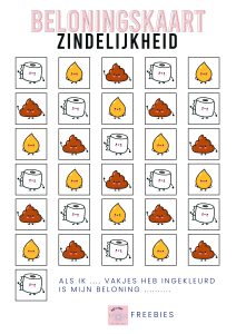 Beloningskaart zindelijkheid 25.