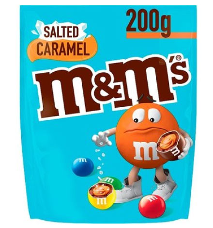 m&m salted caramel