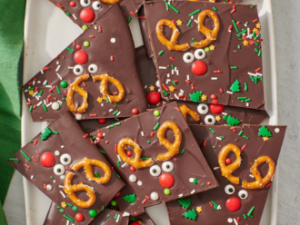 Holiday chocolate bark