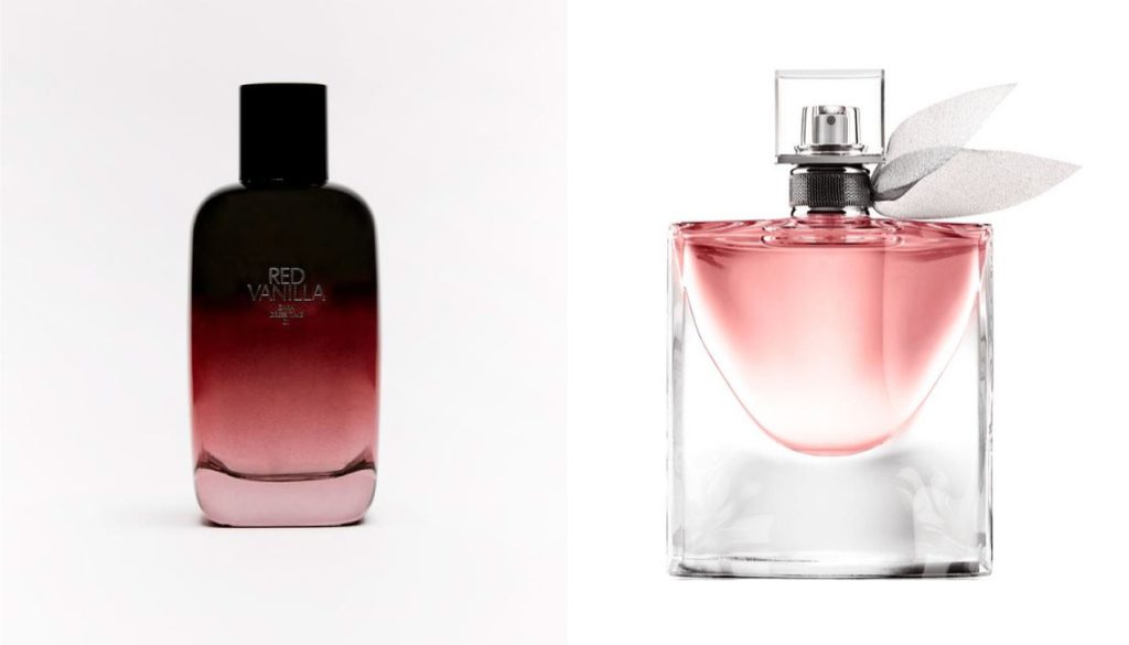 Zara red vanilla la vie est belle