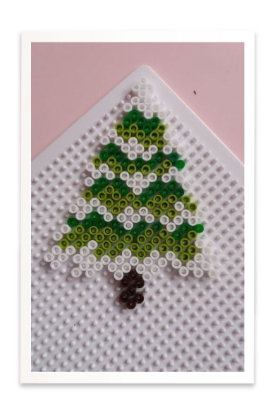 Strijkkralen kerst thema