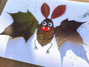 Knutselen met bladeren